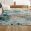 Tapis crème / bleu Lasley-208952940