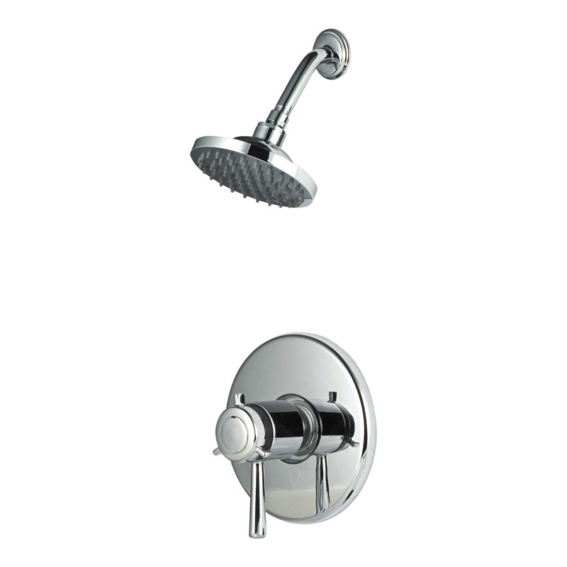 Pressure-Balanced Shower Faucet, Polished Chrome