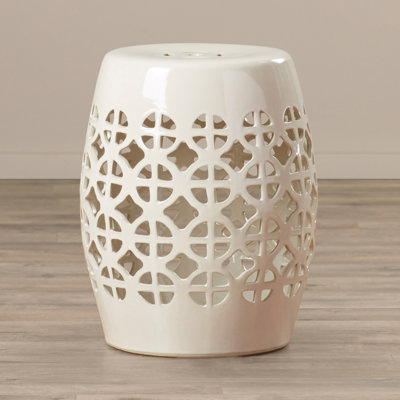 Eufaula Ceramic Accent Stool