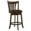 Chaise de bar pivotante en bois Decker