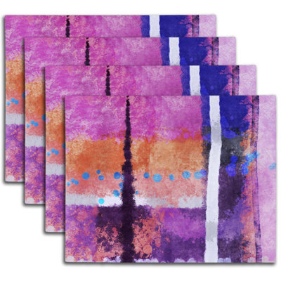 Napperon abstrait en polyester