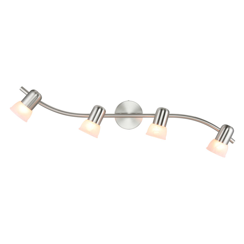 33.62'' 4 -Light Fixed Track Track Kit with Dimmable and Adjustable Head