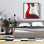 Red Electric Guitar - Musical Livingroom Canvas Home Decor