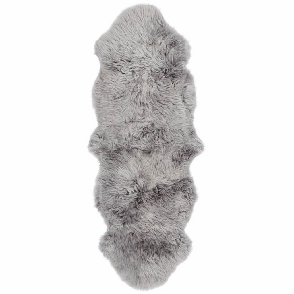 Solid Colour Sheepskin 60cm X 160cm Area Rug