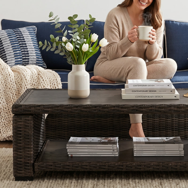 Humnoke Rectangular Outdoor Coffee Table , 48 " W 30 " D