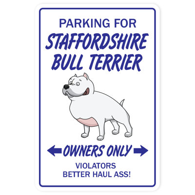 Staffordshire Bull Terrier Sign