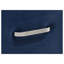Ensemble de chambre à coucher 3 pièces Harmony Pacific Blue Eastern King avec lit à oreilles capitonné et tables de chevet assorties