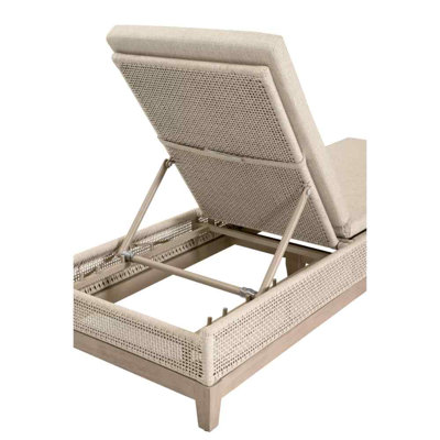 Tropez Olefin Fabric Outdoor Chaise Lounge