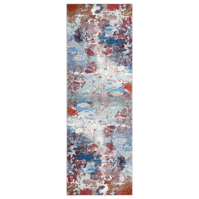 Area Rugs Modern Abstract Washable Area Rug Soft Low Pile, Non-Slip, Blemish Resistant Neutral Carpet for Living Room, Bedroom, Dining Room, Home Office