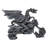 Biker Dragon on Skeleton Chopper Figurine