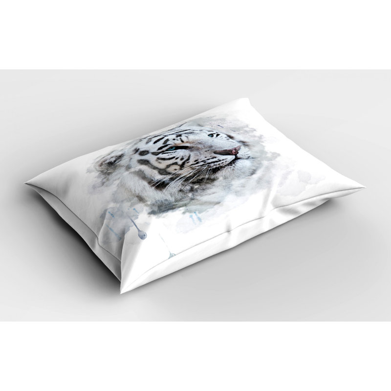 Tiger Polyester Sham Set, Twin