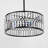 5 - Light Crystal Drum Chandeliers