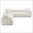 Ivory Boucle Corner Sofa