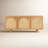 Archi 70" Oak Sideboard with Natural Cane Webbing