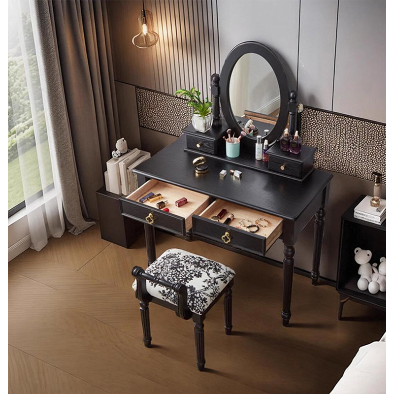 Meuble-lavabo de luxe en bois massif