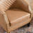 Boney 29" W Faux Leather Upholstered Armchairs-2053043243
