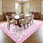 Floral Machine Washable Rug with Rubber Backing Foldable Printed Non Slip Carpet, Soft Easy Care Home Decor Floor Cover for Living Room Bedroom-109768724-109768751