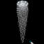 Lustre empire en cristal 32 po Jayinn