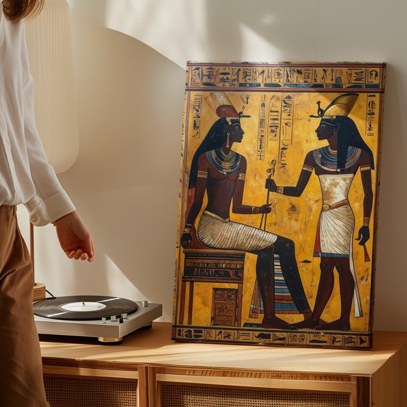 Wall Art Here Is The Product Description And Seo Optimization For Your Egyptian Canvas, 30" H x 40" W