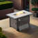 42" Fire Pit Table With Lid
