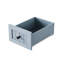 Chariot d'îlot de cuisine bleu 53 pouces avec rangement interne et prises de courant - pour les cuisines fonctionnelles-120265867-120265866