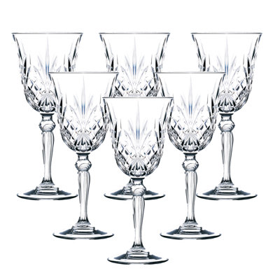 Melodia 7.5 oz. Crystal Wine Glass Set