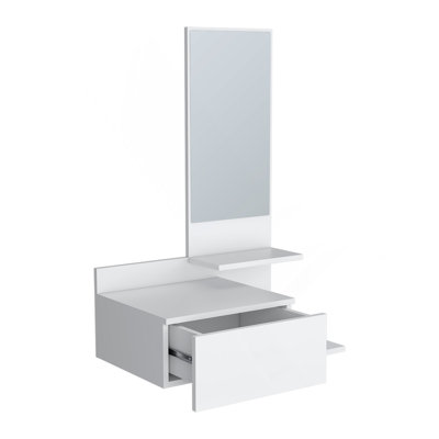 Floating Hallway Cabinet Lowell, Living Room, White