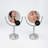 1X/10X Magnifying Double-Sided Lighted AC Plug-In Chrome Tabletop Mirror