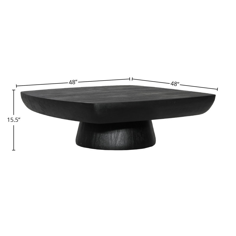 Darin Single Coffee Table, Black
