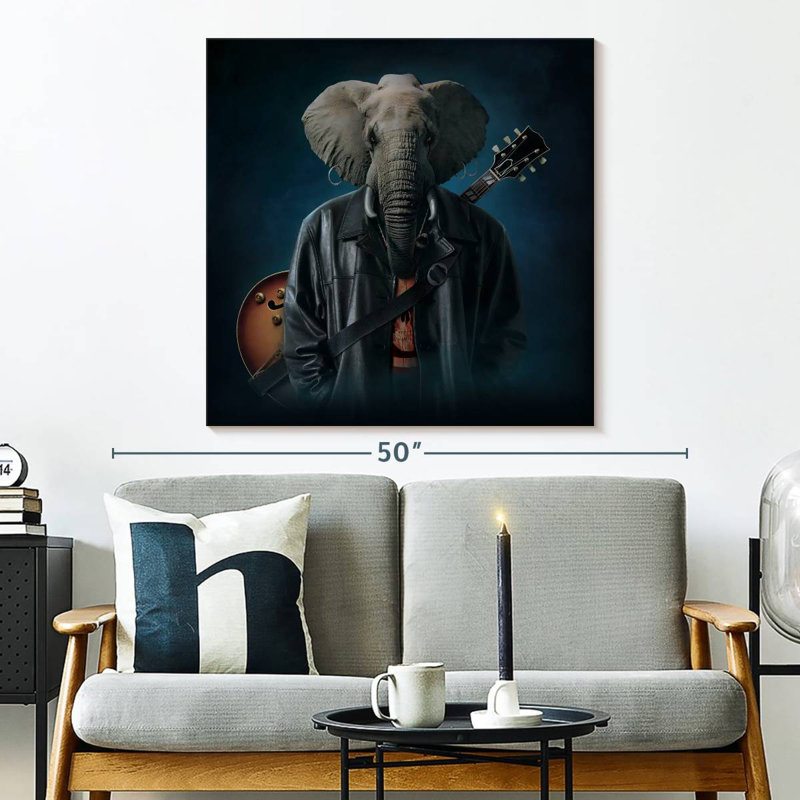 Ketti Elephice Cooper, H 33 po x l 33 po