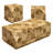 Coffee And End Table, 3 Pc Set