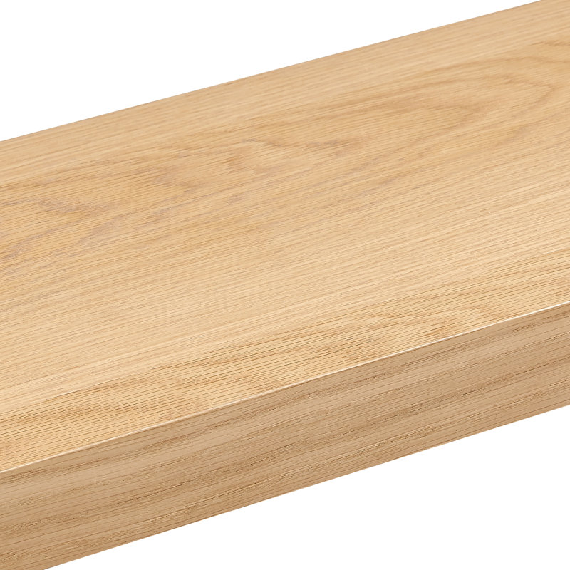 Tablette flottante en bois manufacturé Sherice, H 1,97 po x l 36,23 po x P 10,24 po, Chêne