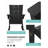 Wolak HDPE Rocking Adirondack Chair-774634485