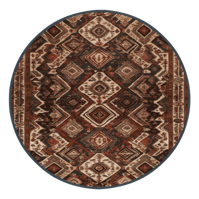 Tapis brun lavable à la machine