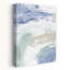 «Serene Coastal Abstract Abstract Contemporary», art mural moderne