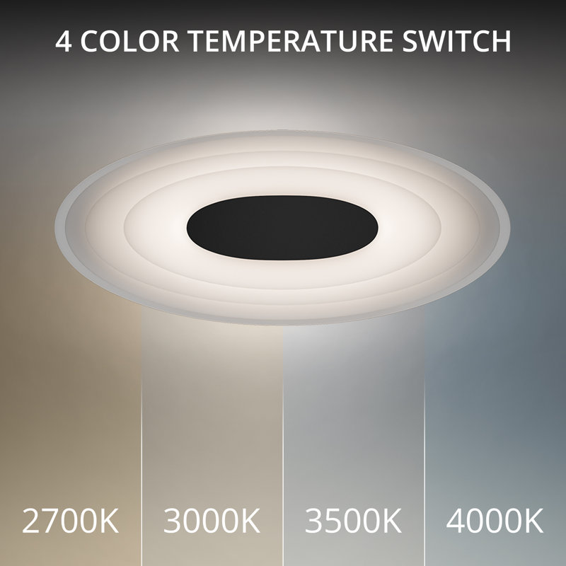 Orbix LED 4-CCT Wall Sconce, Black, 3500