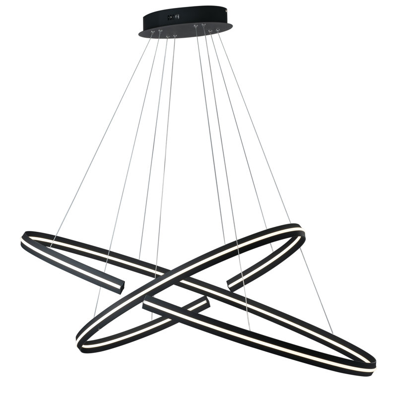 Sonoita 1 - Light Geometric LED Chandelier, 4000K, 120Cm x 120Cm x 60Cm