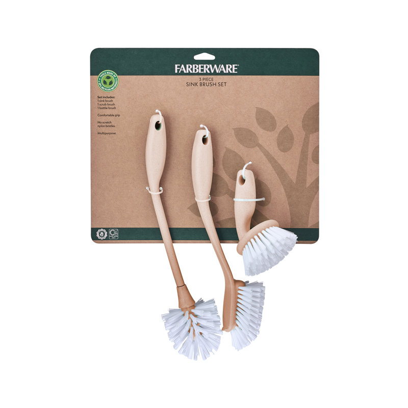 Farberware 3-Piece Sink Brush Set