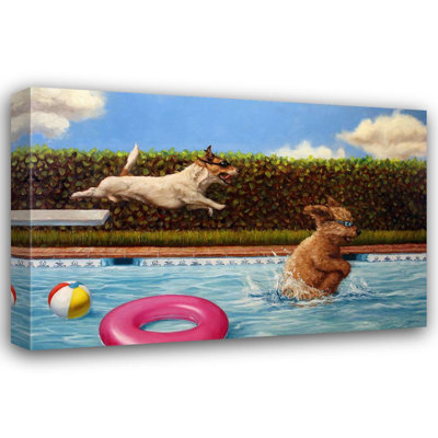Dovecove Heffernan, Lucia, reproduction d'art sur toile tendue: Pool Party II