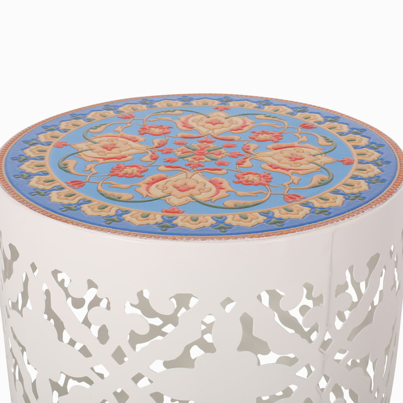 Table d'appoint Castana, Blanc
