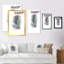 Illustration florale de porte III - Peinture-91132085-91132082