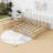 Queen Size Floor Bed With Rails And Door-435378743