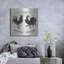 «Le Coq Silhouette Sq Words» par Courtney Prahl, art mural en métal-466413654