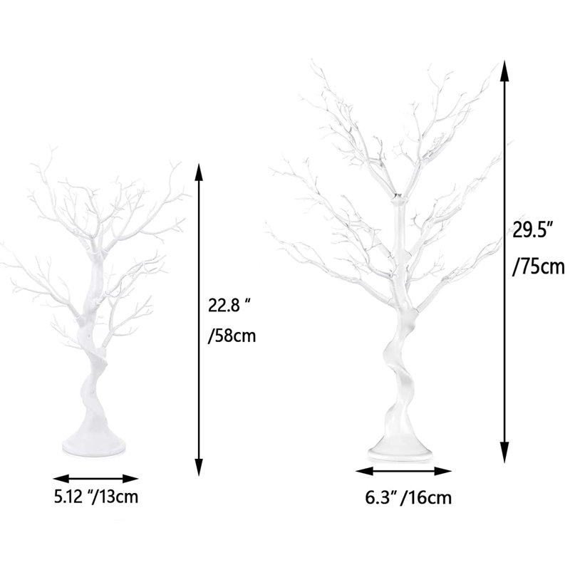 Decorative Ornament Display Tree for Tables, 22.80" H x 10" W x 5.12" D