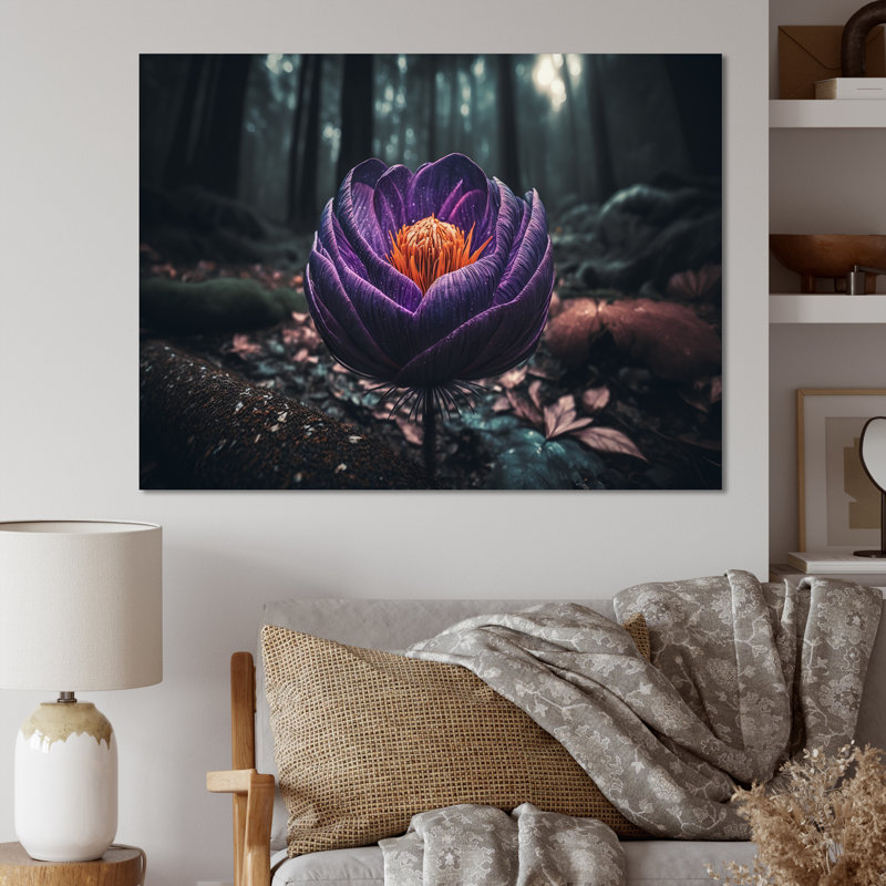 Gurdarshan Plants & Flowers Wall Decor on Metal, 24" H x 32" W x 1" D