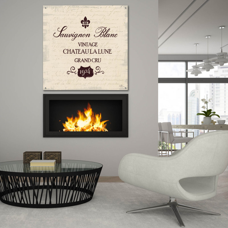«Wine Tustation» par Janelle Penner, H 36 po x l 36 po x P 0,2 po