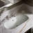 Iron Plains Metal Rectangle Dual Mount Bathroom Sink with Overflow-36664563