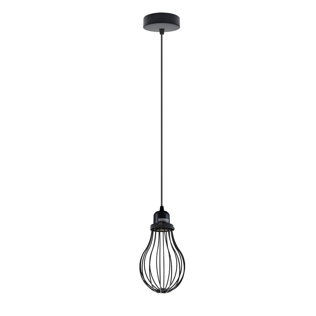 Bertrad 1 - Light Black Single Pendant