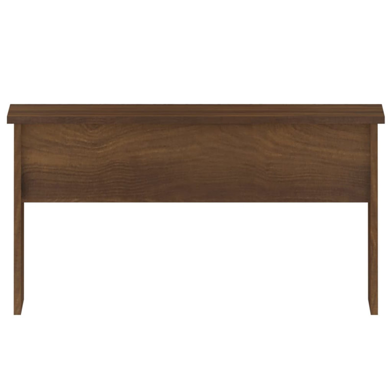 Table basse simple avec rangement Lesath, H 16,3 po x L 31,5 po x l 19,9 po, Chêne brun