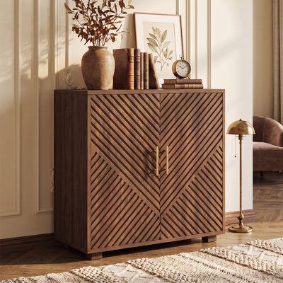 Armoire de rangement à poignée ajustable avec poignée dorée Accent